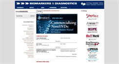 Desktop Screenshot of biomarkers.chicorporate.com